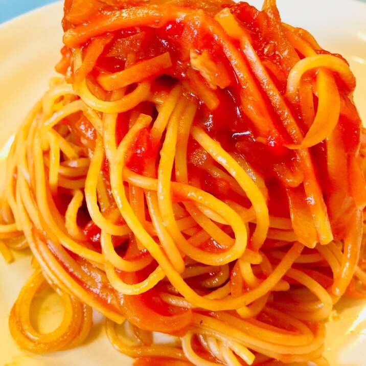 フライパン一つで時短 トマトパスタ レシピ 作り方 By こんぺー 楽天レシピ フライパン一つで時短 トマトパスタ レシピ 作り方 By こんぺー 楽天レシピ